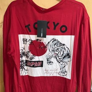 Tokyo Graphic Long Sleeved Top.